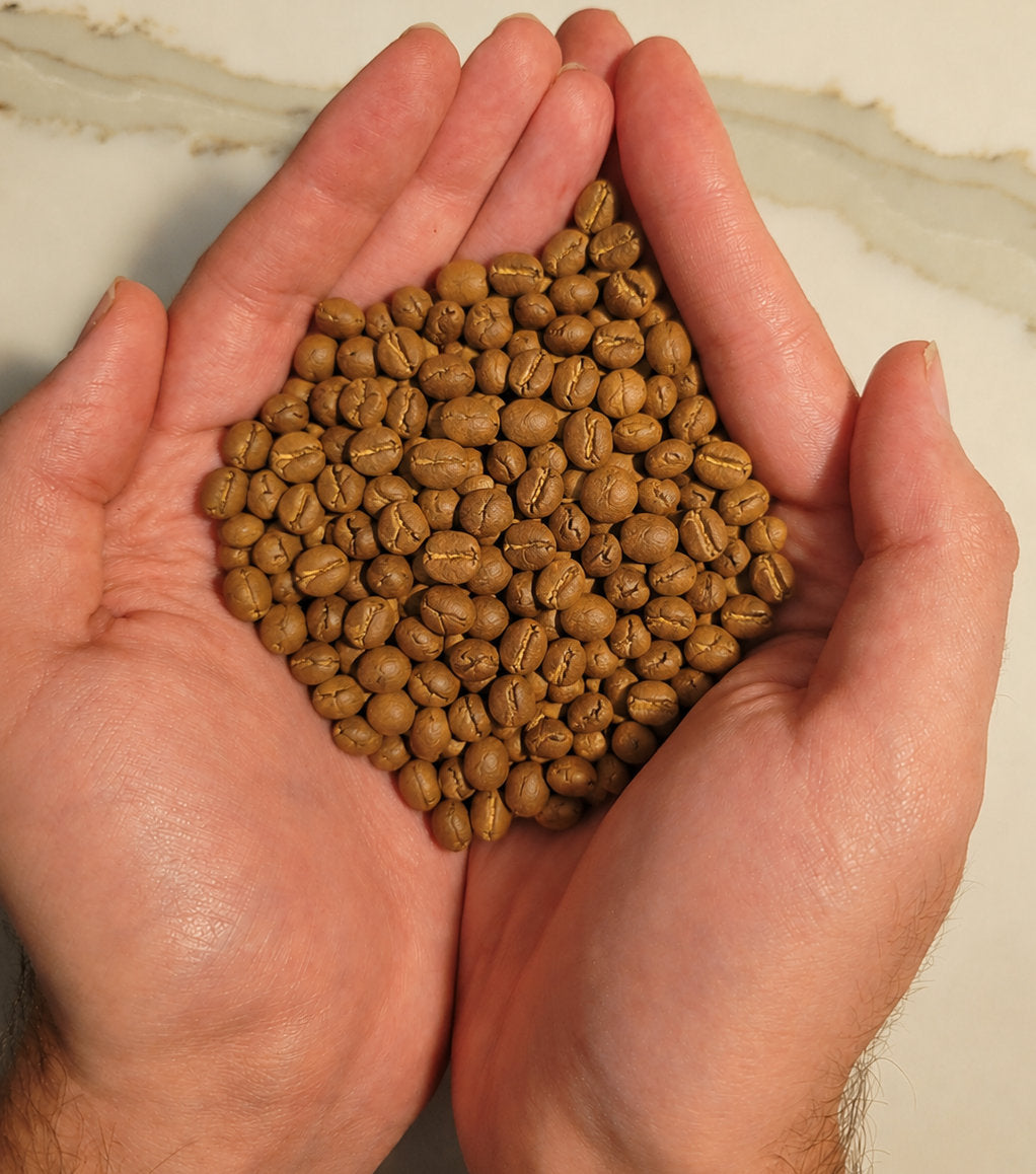 Whole coffee beans for S’mores Coffee Blend – Smooth Chocolate & Toasted Marshmallow – Light Roast by Caffeine.EXE
