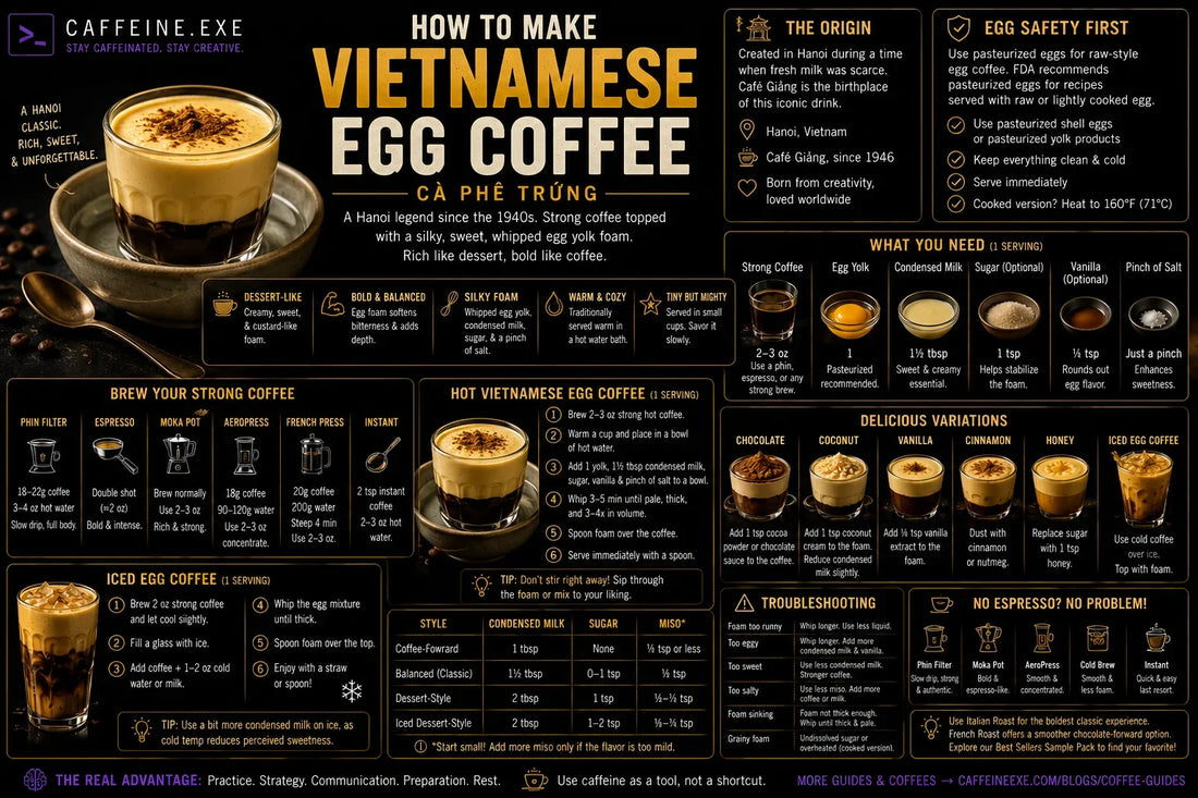 How to Make Vietnamese Egg Coffee at Home