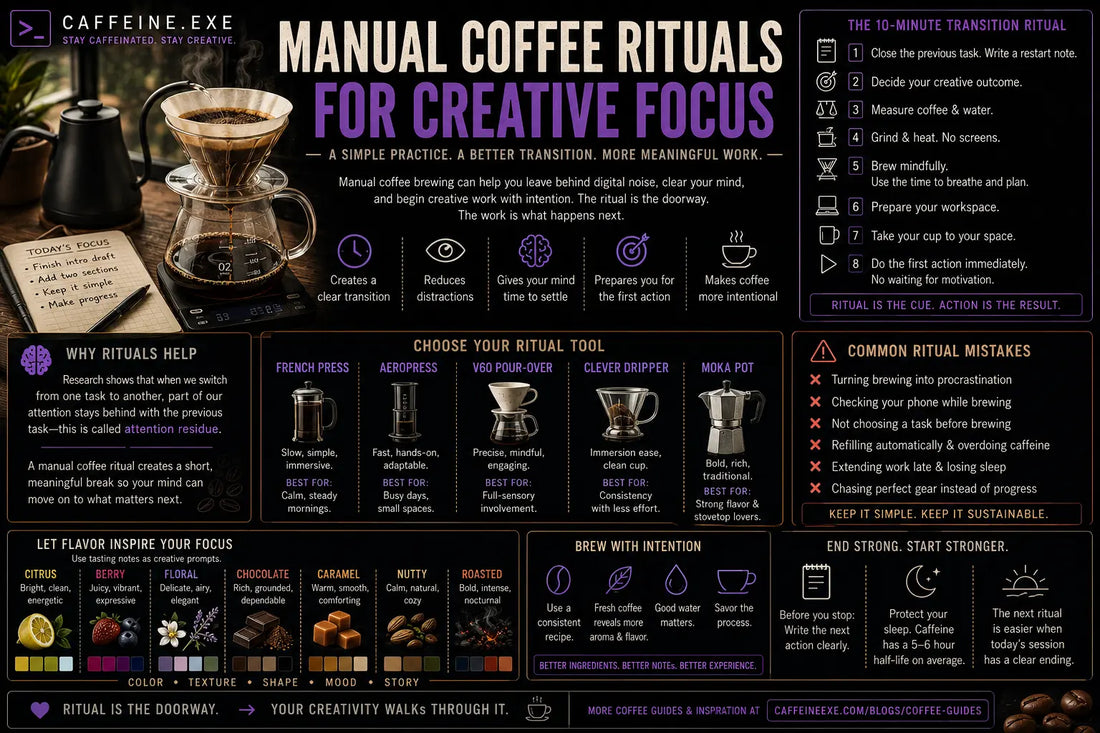 Why a Manual Coffee Ritual Can Help You Transition Into Creative Work