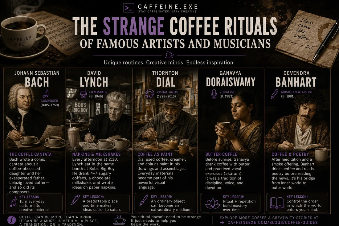 The Strange Coffee Rituals of Famous Artists and Musicians