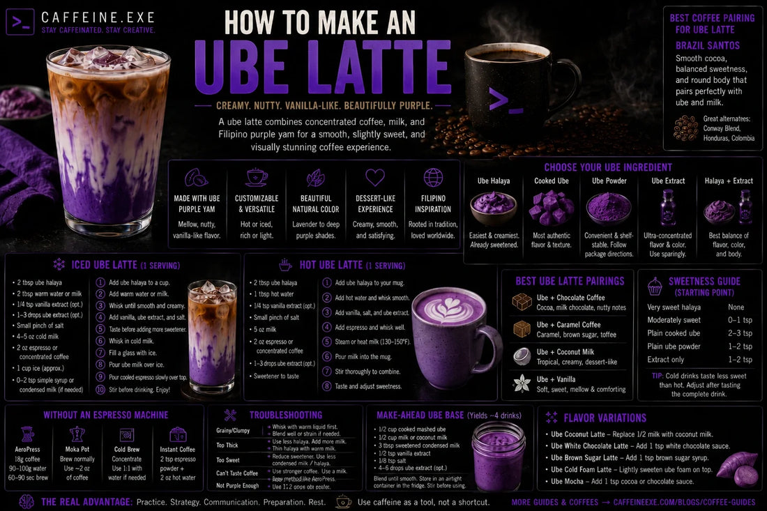 How to Make an Ube Latte at Home