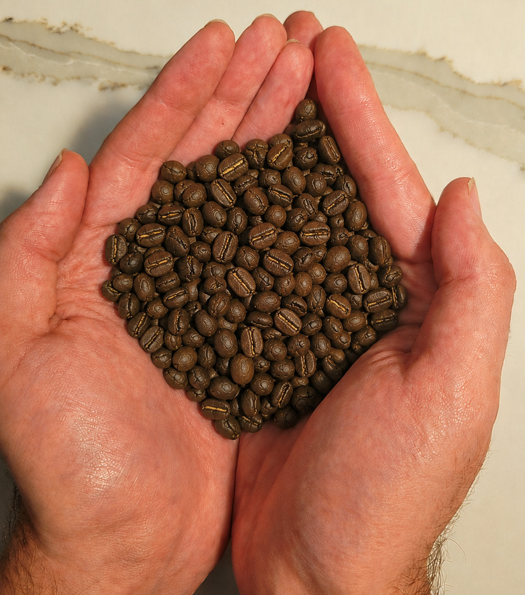Whole coffee beans for Sumatra Single Origin Coffee – Dark Chocolate & Earthy Depth – Medium-Dark Roast by Caffeine.EXE