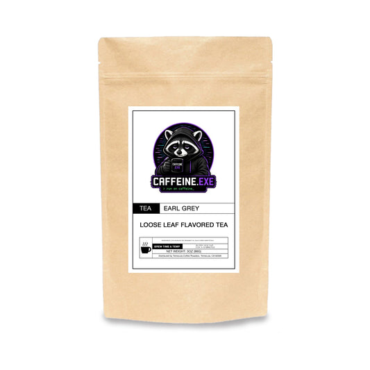 Caffeine.exe Earl Grey tea packaging